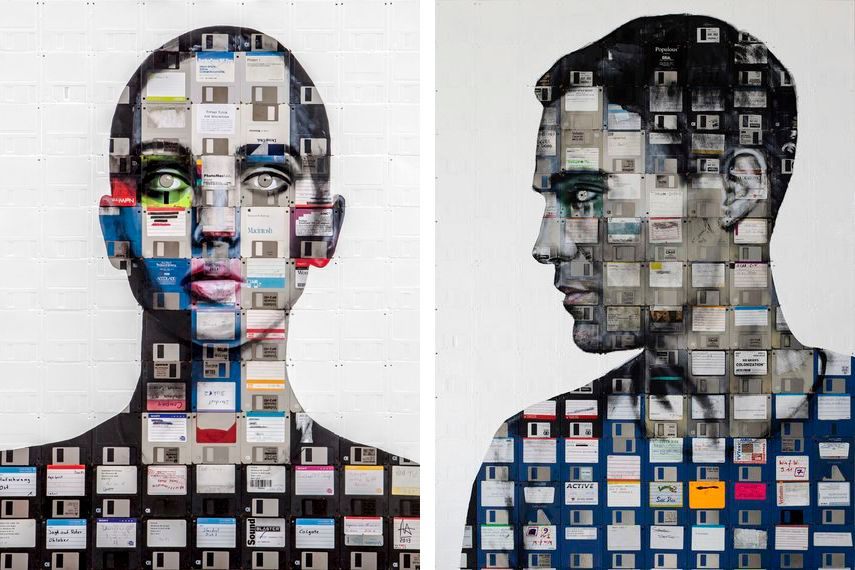 The sign of his work is peculiar design of artworks which are on view in various terms