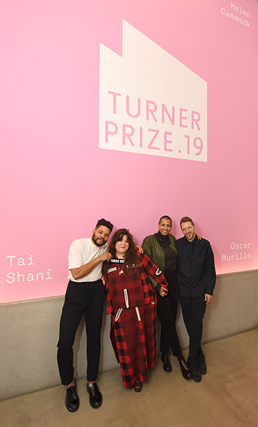 Nominated Artists, Turner Prize 2019 Evening Reception