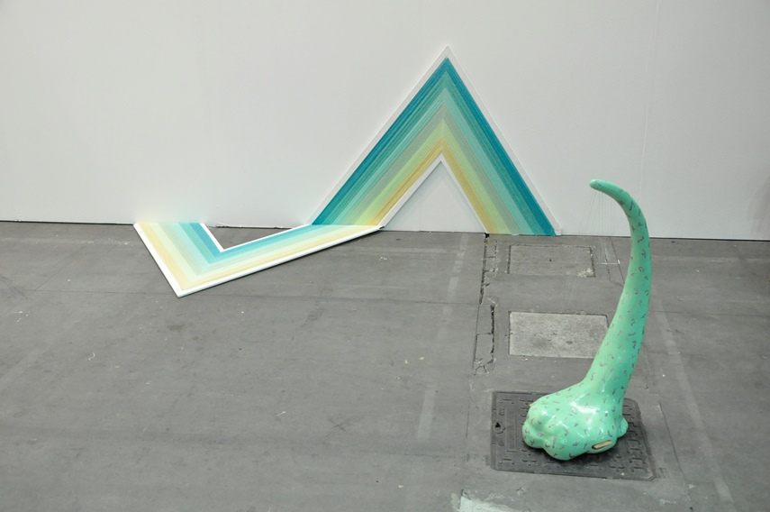 Operativa Stand with works by Matteo Nasini. Artissima 2015