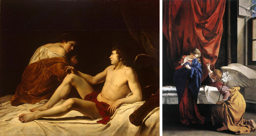 Orazio Gentileschi contact is getty national museum and gallery, paul is on house visit tour