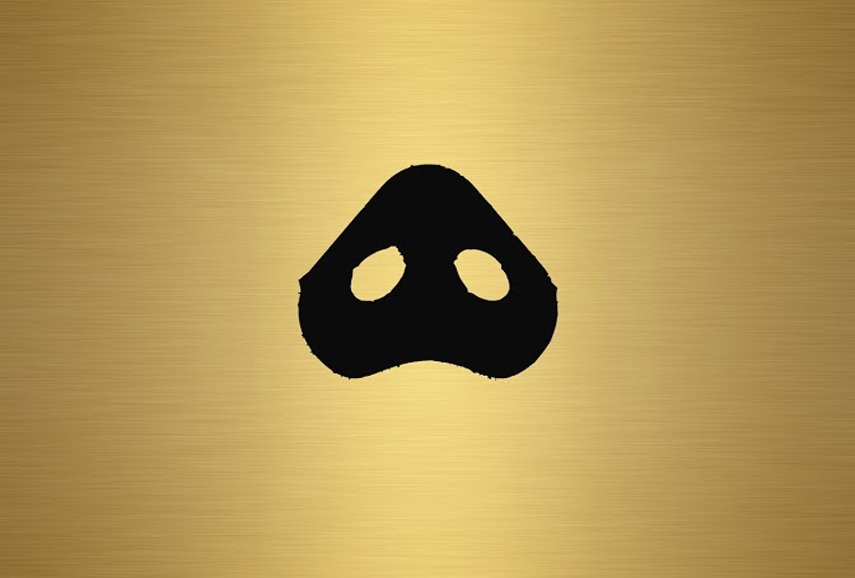 Oreet Ashery - Paranormal Pig, 2014, vinyl on brass, 100x64cm