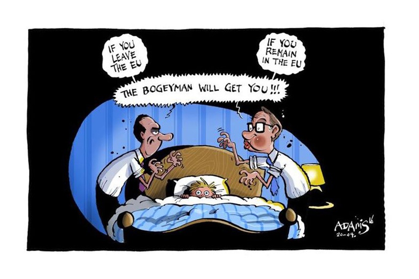 political cartoon exhibition
