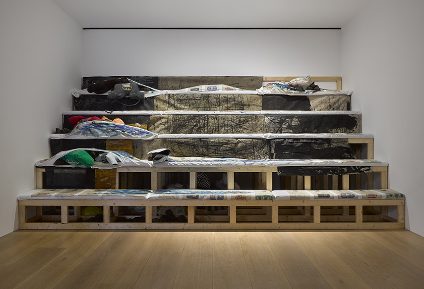 Oscar Murillo - Chocolate master after Hans Haacke