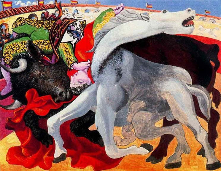 Pablo Picasso - Bullfight, Death of the Toreador, 1933