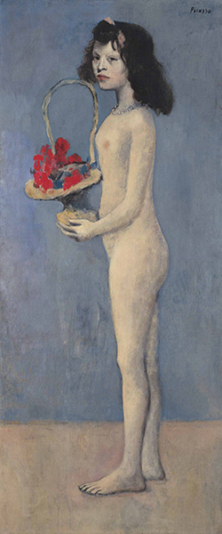 Pablo Picasso - Fillette à la corbeille fleurie, 1905