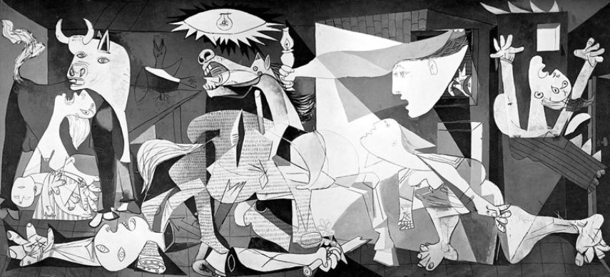 painting by Pablo Picasso – Guernica, 1937, oil on canvas