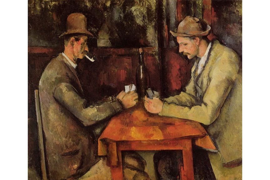 /"The Card Player/" Framed Print by Paul Cezanne