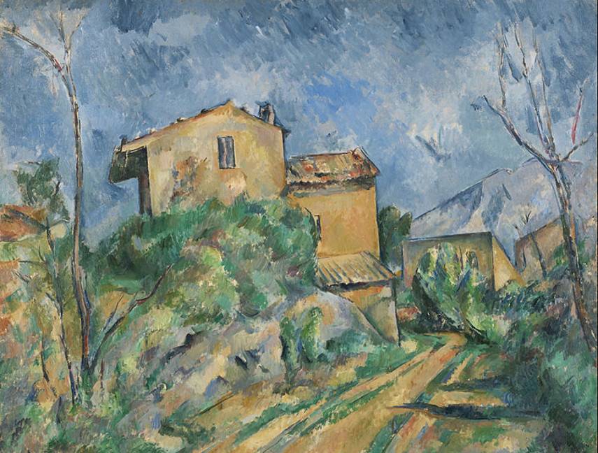 Paul Cézanne - Maison Maria with a View of Château Noir, 1895