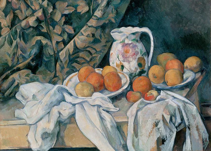 Paul Cézanne - Still Life with a Curtain, 1895