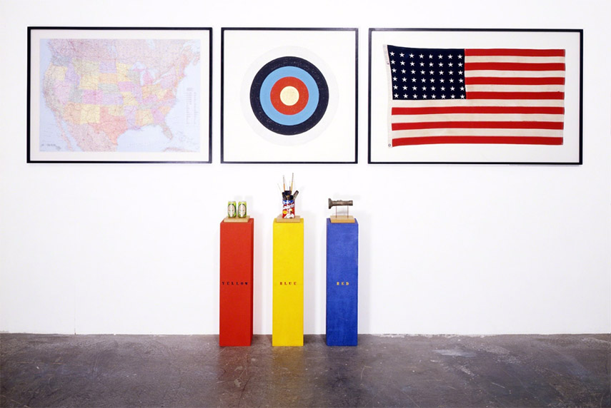 Peter Blake - H.O.M.A.G.E. J.J. (a homage to Jasper Johns), 1995