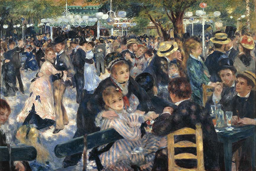 10 Most Famous French Painters Whose Work You Must Know Widewalls   Pierre Auguste Renoir Le Moulin De La Galette 