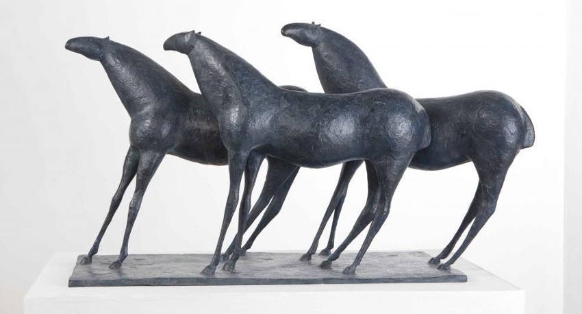 Pierre Yermia gallery auction sign cheval