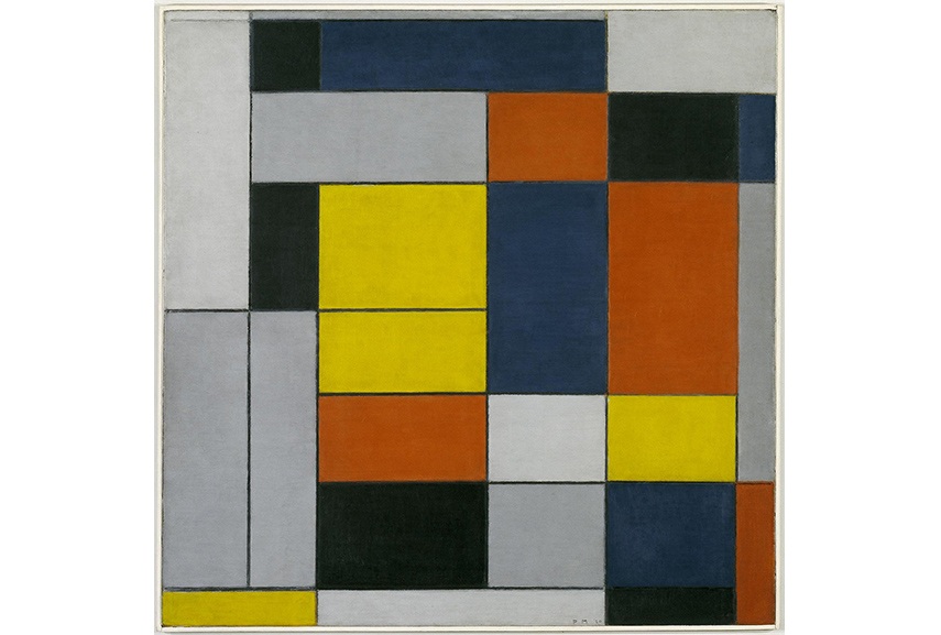 20th century art page - Piet Mondrian - No. VI - Composition No.II, 1920