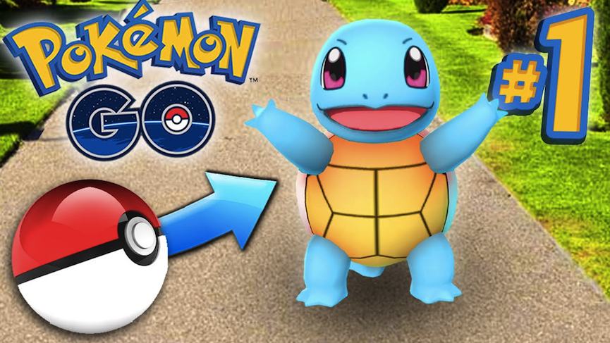 Pokemon Go - Gameplay Ep 1 - Catching Pokemon, 2016 via youtube