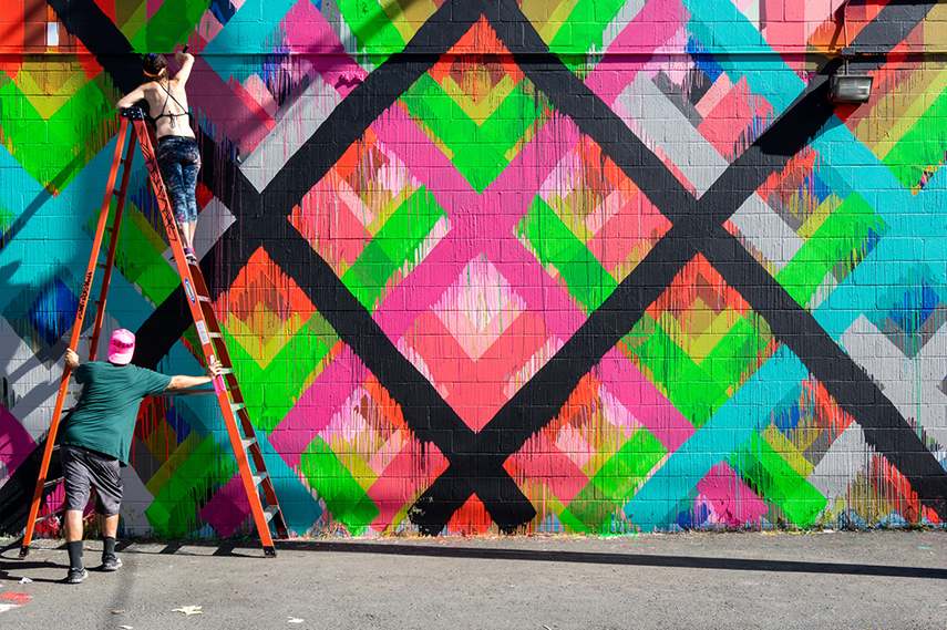POW WOW street art festival long beach