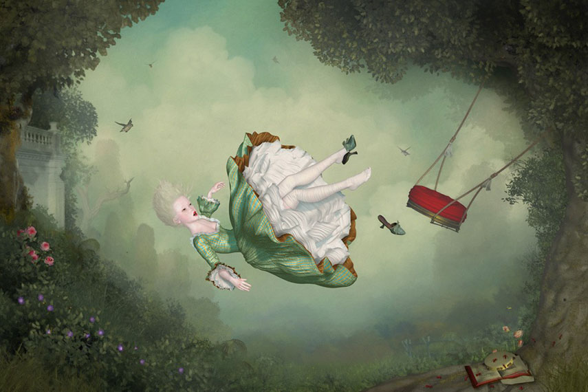 Ray Caesar's painting style belongs to Pop Surrealism or Low brow art movement. Contact us for more works!