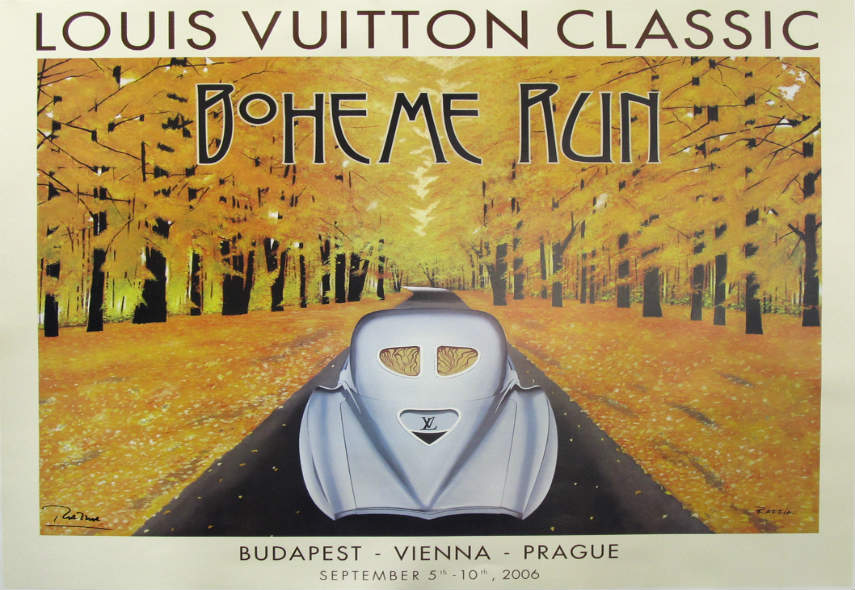 Buy Louis Vuitton Boheme Run Poster signed from Artedeco