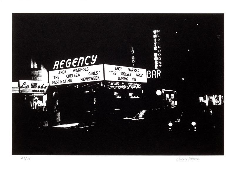 Regency cinema Chelsea Girls marquee
