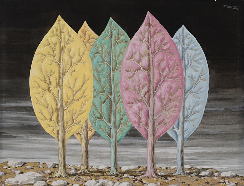 Rene Magritte - L'Incendie, 1948