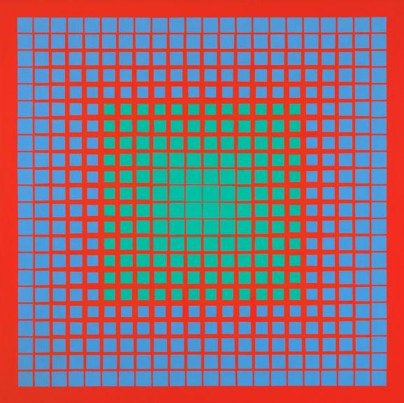 Richard Anuszkiewicz - The Fourth of the Three, 1963