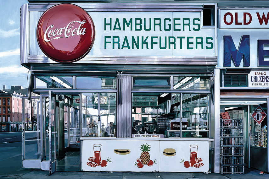 The works of american photorealist were on view in various museums and galleries and published in press