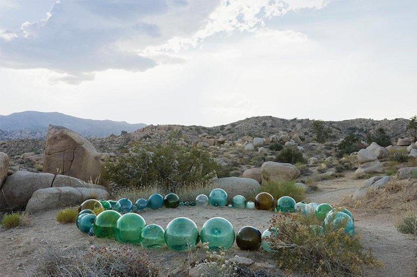 Richard Long - Circle of Japanese Fishing Floats
