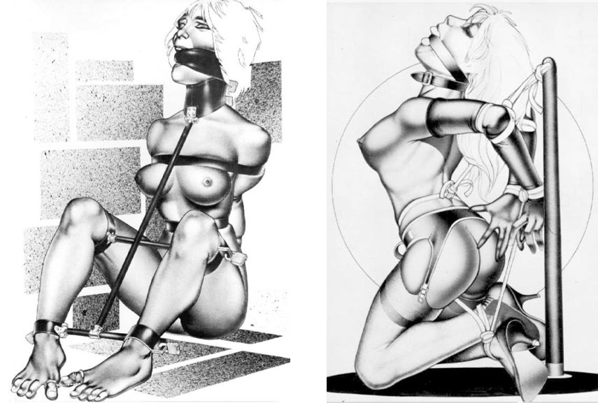 855px x 577px - Pornographic Bondage Pencil Art | BDSM Fetish