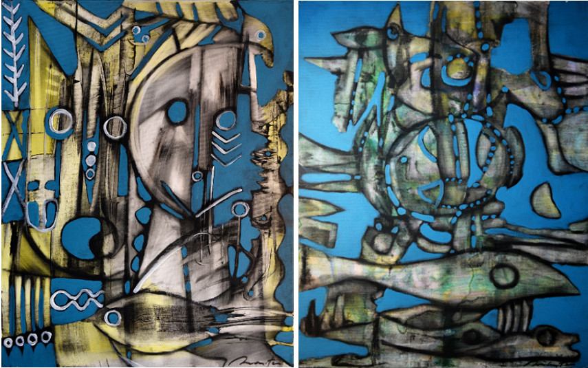 These paintings got positive feedback from the crowd