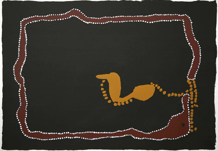 Rover Thomas - Durba Gorge gallery creek national australian artist country turkey gallery Kimberley turkey country aboriginal kimberley australia paintings time gallery creek australian artist national