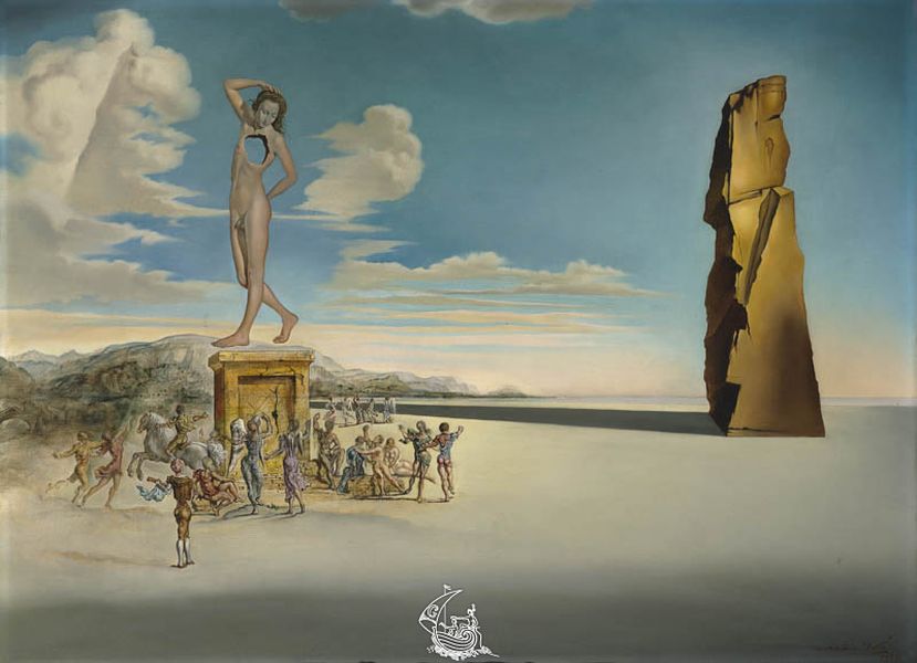 Salvador Dali - The God of the Bay of Roses, 1944; collection available for search and as a book for people from all over the world