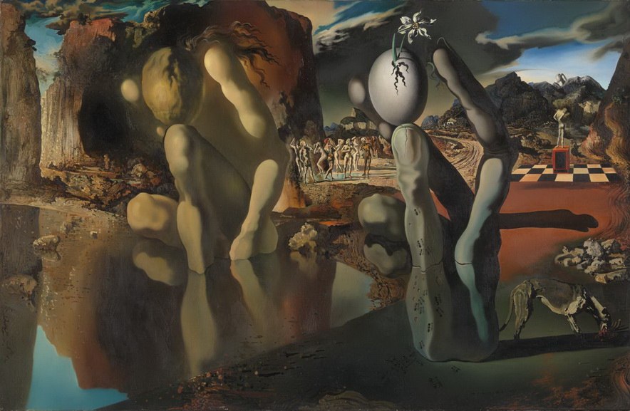 Salvador Dali - The Metamorphosis of Narcissus