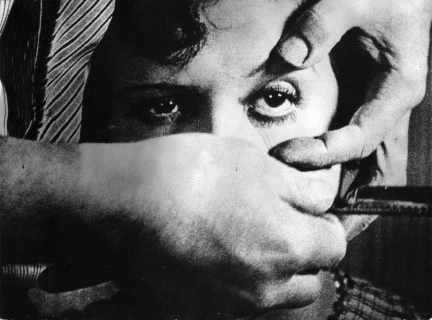 Salvador Dali and Luis Bunuel - screenshot from Un Chien Andalou, 1929