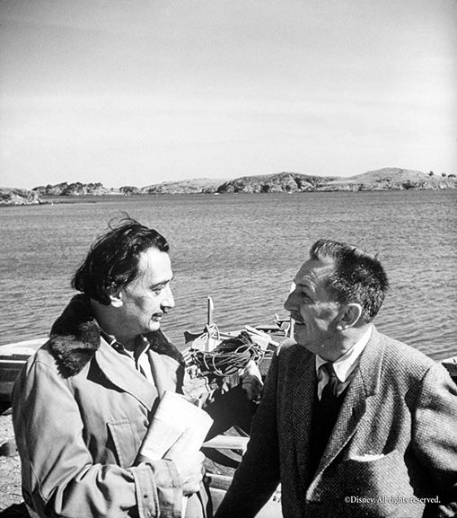 Salvador Dalí and Walt Disney 1957, a friendship that made history