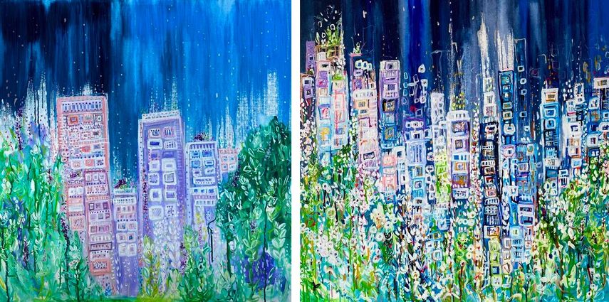 Samantha Redfern - Lilac City, 2020, The City That Never Sleeps - 2019