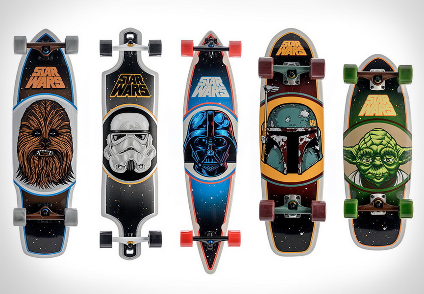 Vans star shop wars skateboard