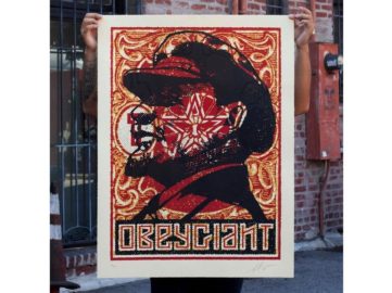 Shepard Fairey - Lenin Stamp, 2018