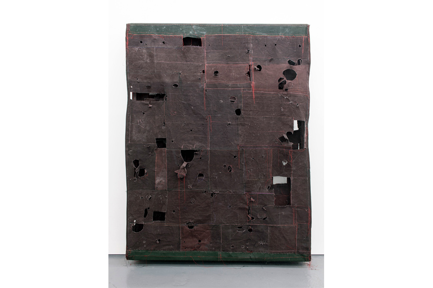 Simon Callery - 4 17 - Flat Painting Bodfari 15 Caput Mortuum 2015
