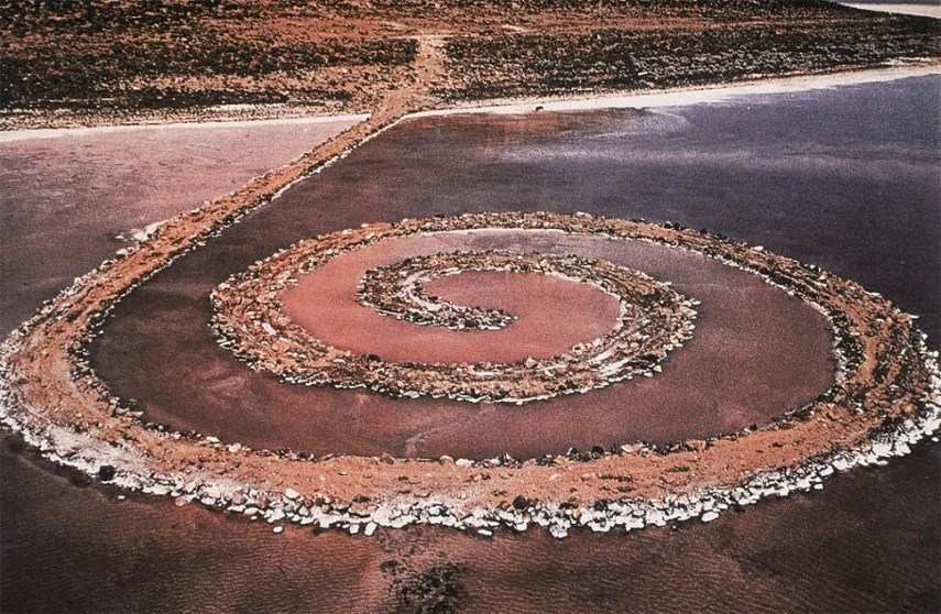 spiral jetty by robert smithson