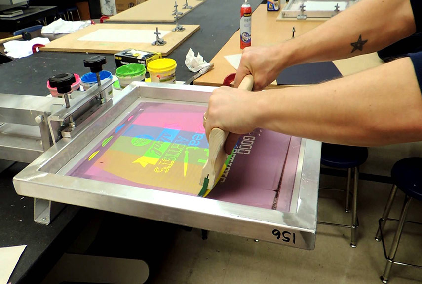 Silk Screen Printing & T-Shirt Making Process – whadafunk