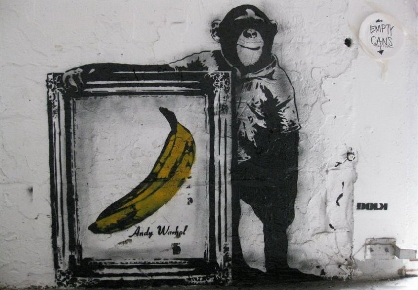 Stencil by Blek le Rat