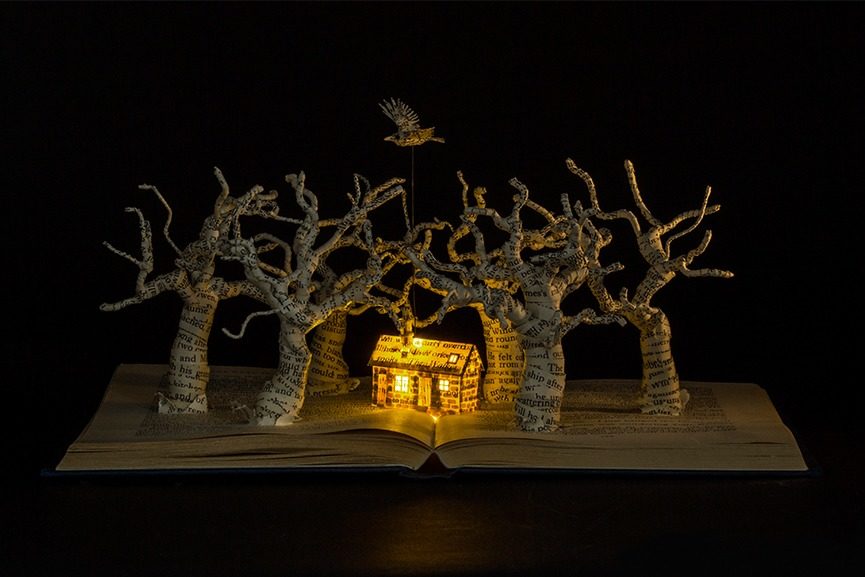 Su Blackwell Creates Book Sculptures Exploring the Concept of Dwelling ...