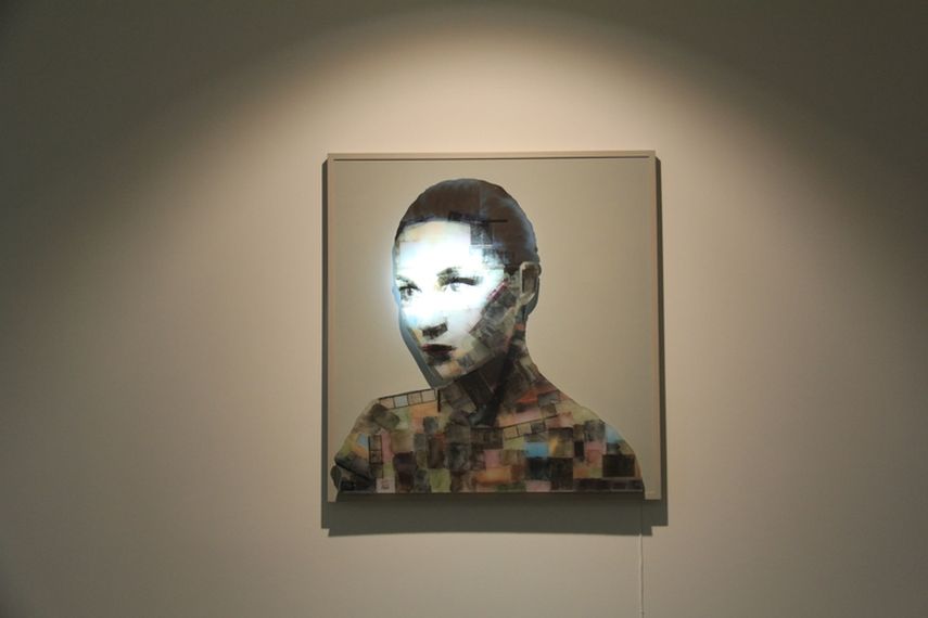 The use of peculiar materials like disks marked his art in terms of social practice