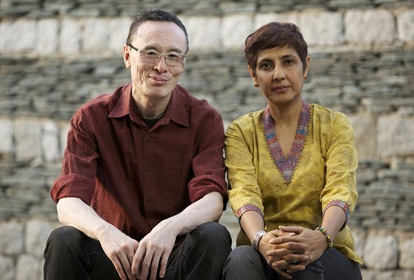 Artists Tenzing Sonam and Ritu Sarin. Image via moifightclub.com