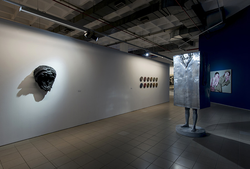 Artworks by Thomas Houseago and Erwin Wurm