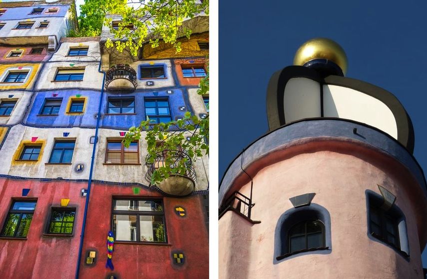 The Hundertwasser House details