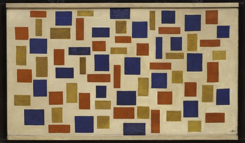 the work by dutch Theo van Doesburg - Untitled