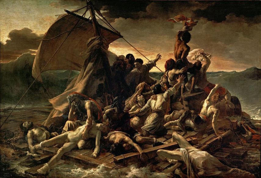 Théodore Géricault - The Raft of the Medusa, 1818. currently at Louvre, Paris