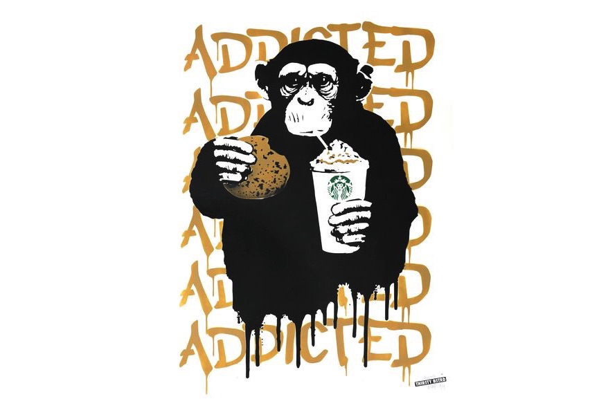 Thirsty Bstrd - Fast Food Monkey – Starbucks Beige, 2016