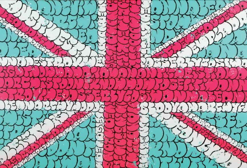 Tilt - Anarchy in the UK, 2013 (123 x 180 cm)