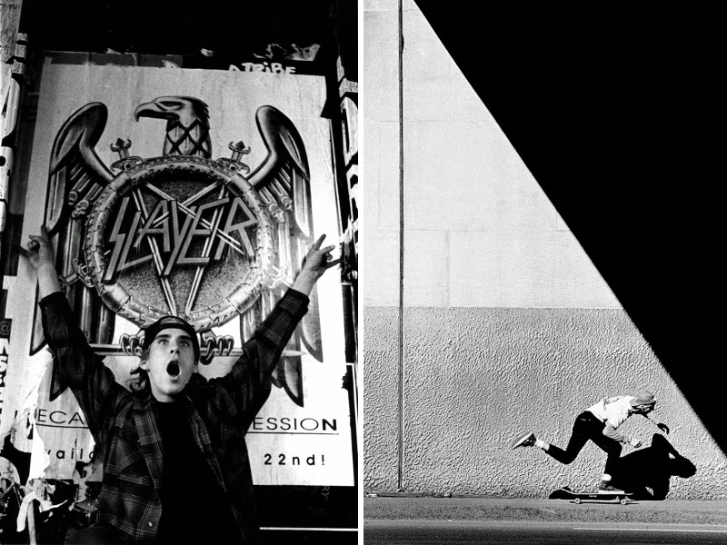 Tobin Yelland - Joh Cardiel & Slayer poster, San Francisco, 1991 / J. Grant Brittain - Todd Swank, Push, 1987